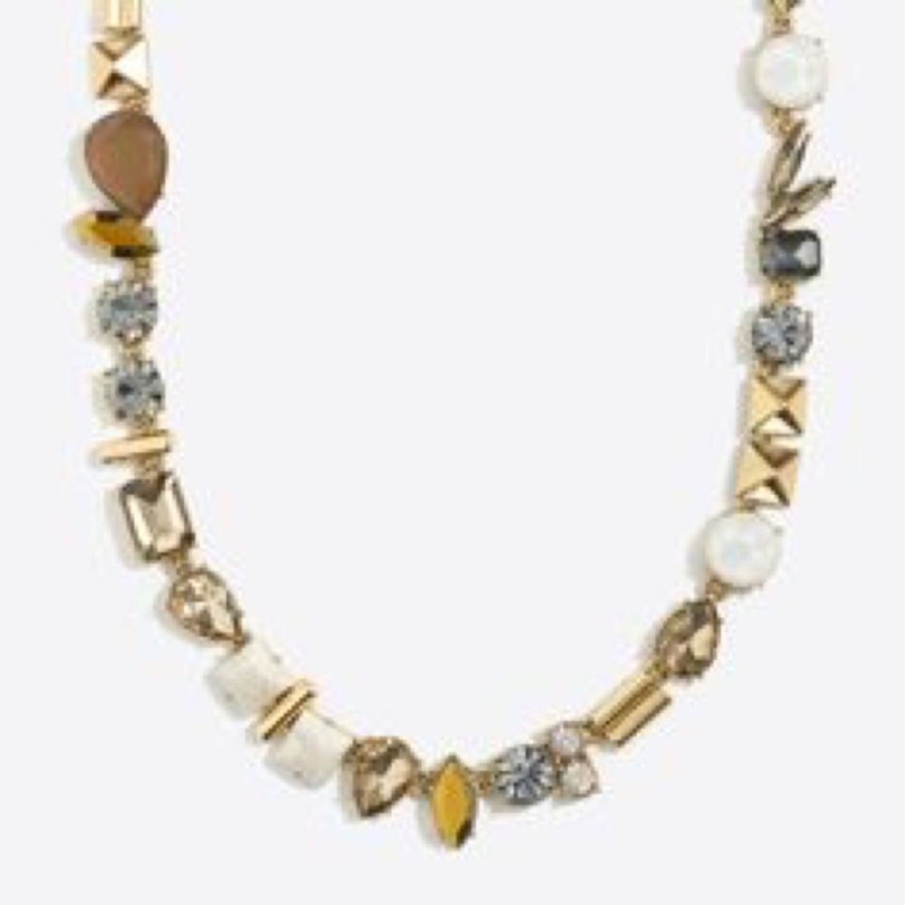 NWOT J. Crew Factory Stone Parade Necklace